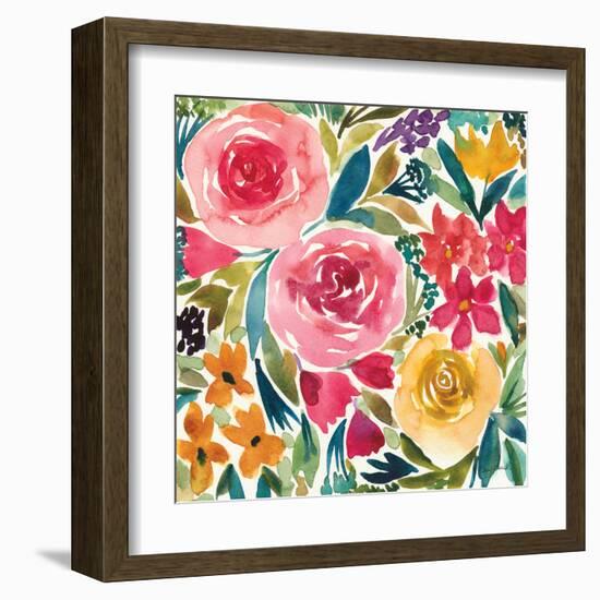 Summer Petals I-Cheryl Warrick-Framed Art Print