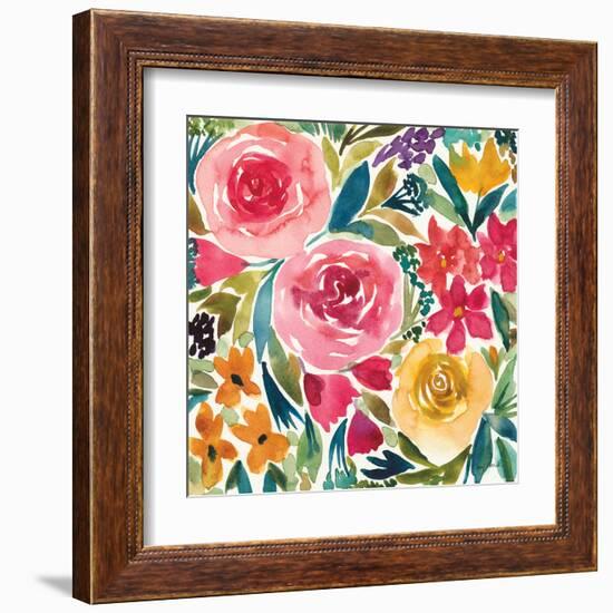 Summer Petals I-Cheryl Warrick-Framed Art Print