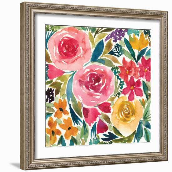 Summer Petals I-Cheryl Warrick-Framed Art Print