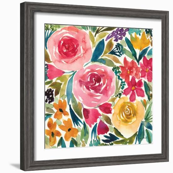 Summer Petals I-Cheryl Warrick-Framed Art Print