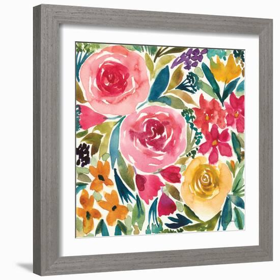 Summer Petals I-Cheryl Warrick-Framed Art Print