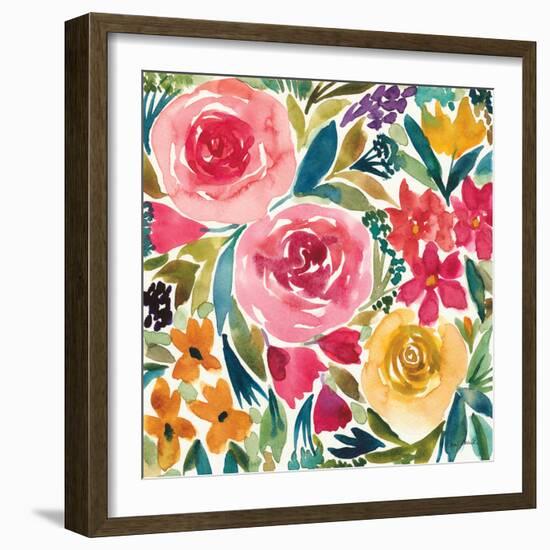 Summer Petals I-Cheryl Warrick-Framed Art Print