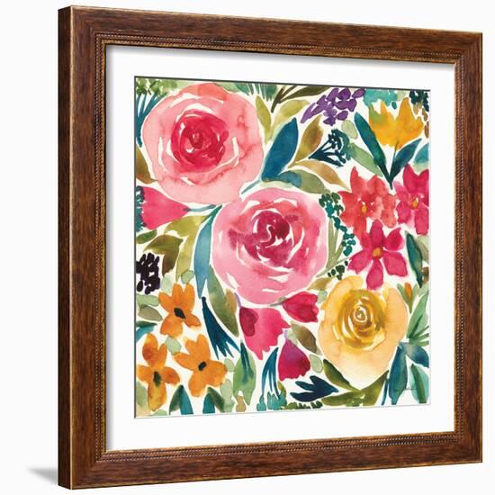 Summer Petals I-Cheryl Warrick-Framed Art Print