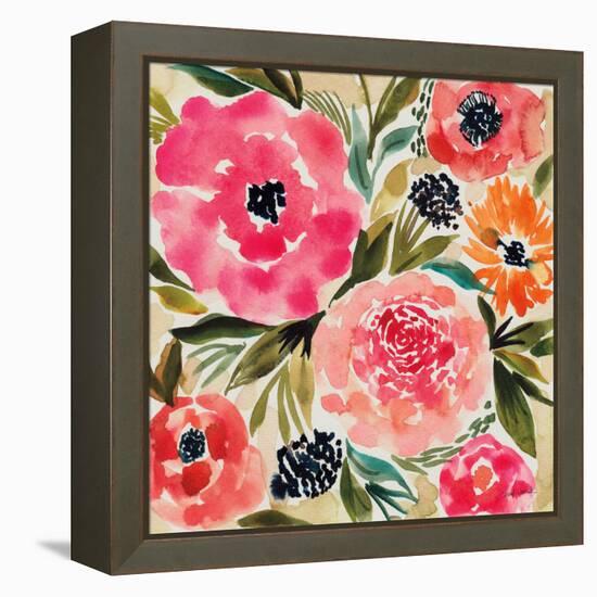 Summer Petals II-Cheryl Warrick-Framed Stretched Canvas