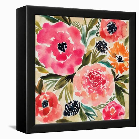 Summer Petals II-Cheryl Warrick-Framed Stretched Canvas