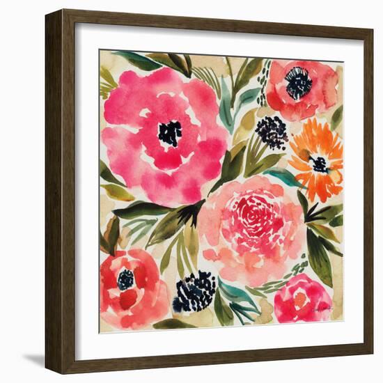 Summer Petals II-Cheryl Warrick-Framed Art Print