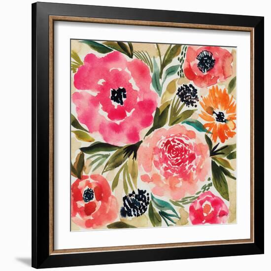 Summer Petals II-Cheryl Warrick-Framed Art Print