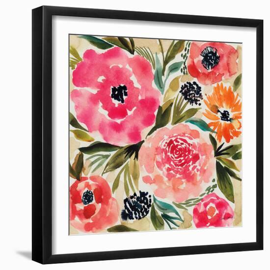 Summer Petals II-Cheryl Warrick-Framed Art Print