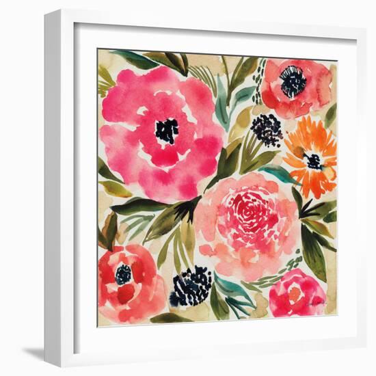 Summer Petals II-Cheryl Warrick-Framed Art Print