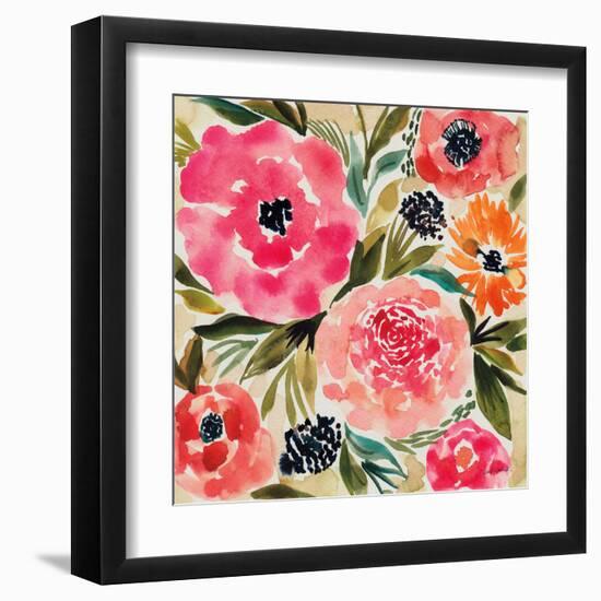 Summer Petals II-Cheryl Warrick-Framed Art Print