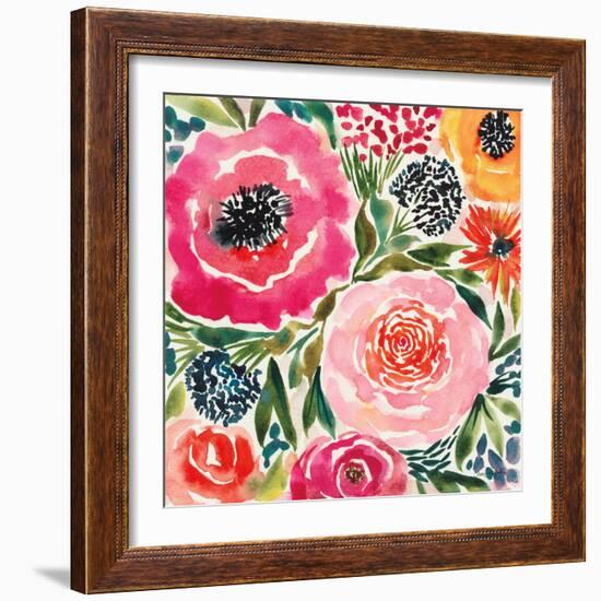 Summer Petals III-Cheryl Warrick-Framed Art Print