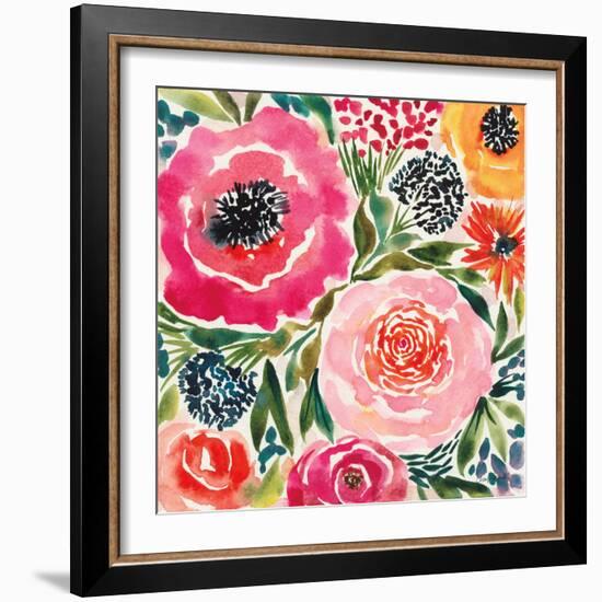 Summer Petals III-Cheryl Warrick-Framed Art Print