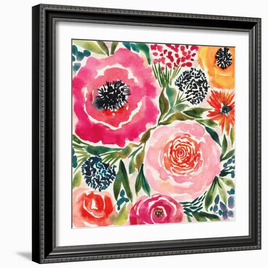 Summer Petals III-Cheryl Warrick-Framed Art Print