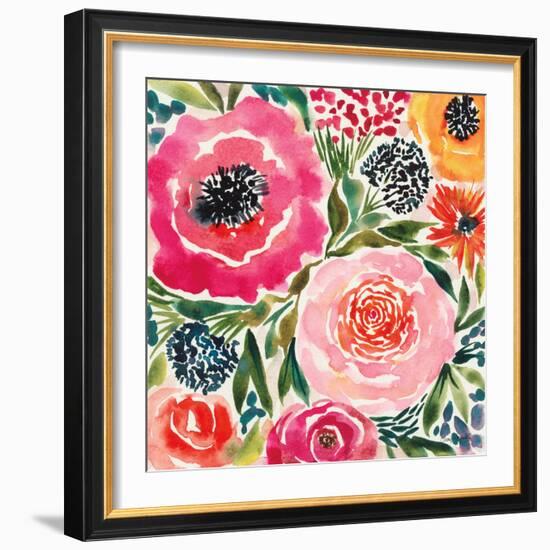 Summer Petals III-Cheryl Warrick-Framed Art Print