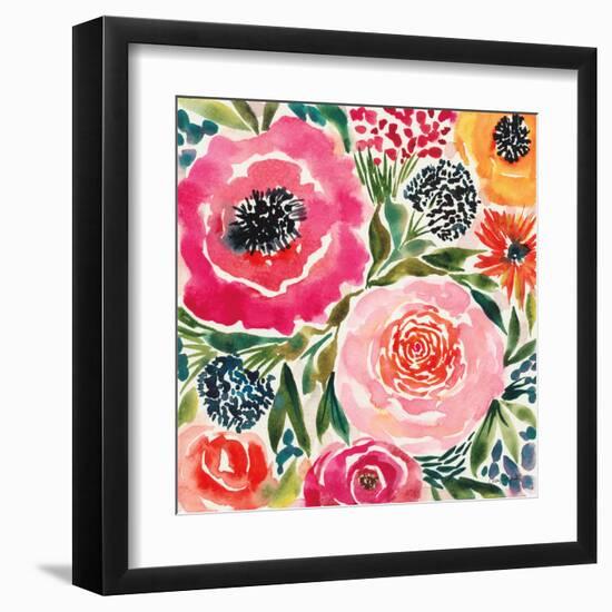 Summer Petals III-Cheryl Warrick-Framed Art Print