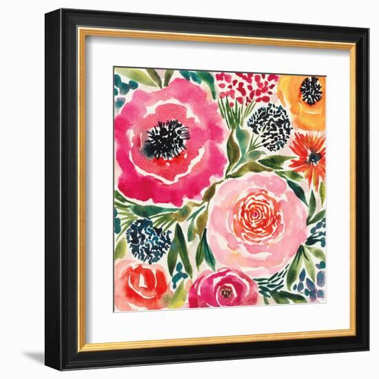 Summer Petals III-Cheryl Warrick-Framed Art Print