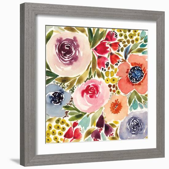 Summer Petals IV-Cheryl Warrick-Framed Art Print