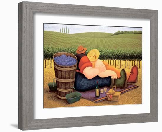 Summer Picnic-Lowell Herrero-Framed Art Print