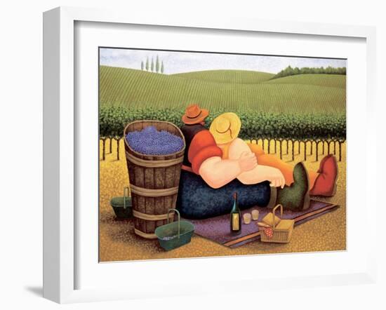 Summer Picnic-Lowell Herrero-Framed Art Print