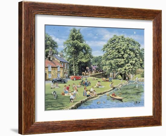 Summer Picnics-Trevor Mitchell-Framed Giclee Print