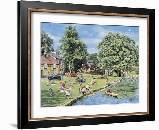 Summer Picnics-Trevor Mitchell-Framed Giclee Print