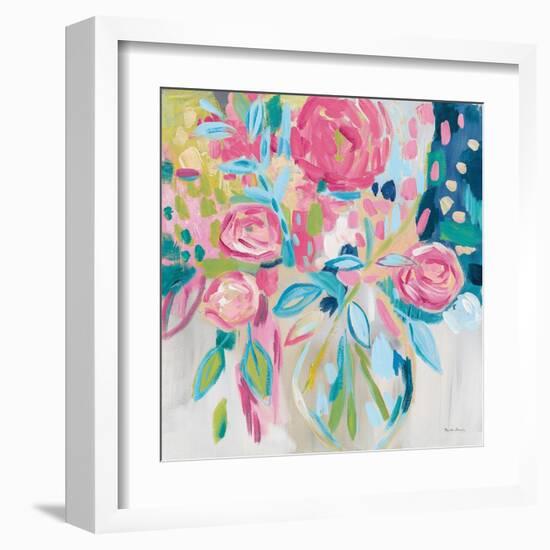 Summer Pink Floral-Farida Zaman-Framed Art Print