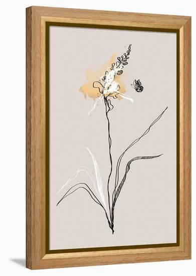 Summer Plant 1-Design Fabrikken-Framed Stretched Canvas