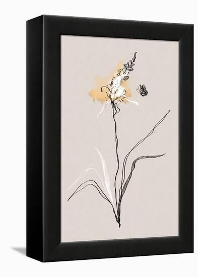 Summer Plant 1-Design Fabrikken-Framed Stretched Canvas