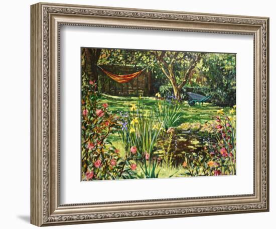 Summer Pond 2021 (oil)-Tilly Willis-Framed Giclee Print