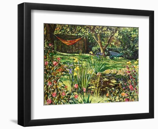 Summer Pond 2021 (oil)-Tilly Willis-Framed Giclee Print