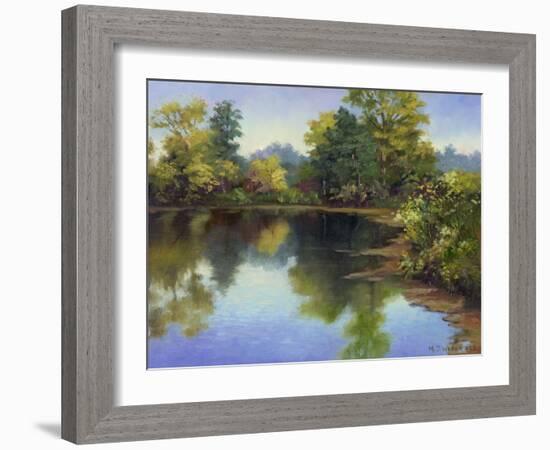 Summer Pond-Mary Jean Weber-Framed Art Print