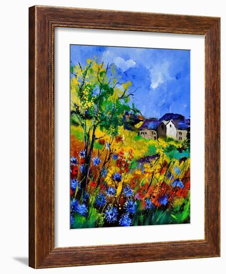 Summer Poppies 673180-Pol Ledent-Framed Art Print