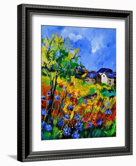 Summer Poppies 673180-Pol Ledent-Framed Art Print