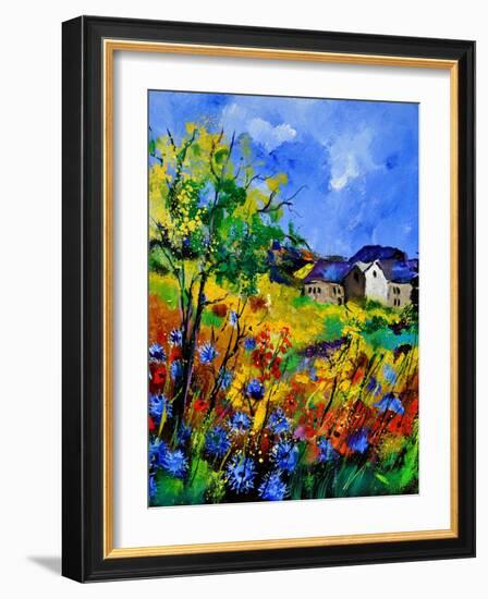 Summer Poppies 673180-Pol Ledent-Framed Art Print