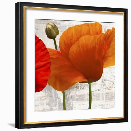 Summer Poppies II-Jenny Thomlinson-Framed Art Print