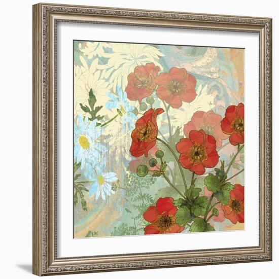 Summer Poppies II-R. Collier-Morales-Framed Art Print