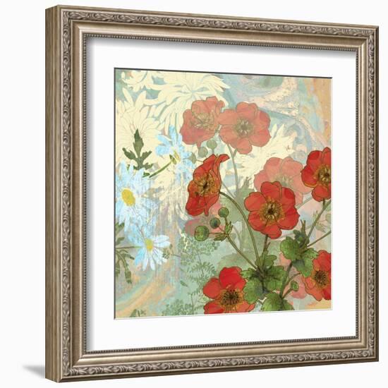 Summer Poppies II-R. Collier-Morales-Framed Art Print