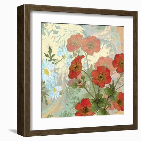 Summer Poppies II-R. Collier-Morales-Framed Art Print