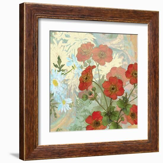 Summer Poppies II-R. Collier-Morales-Framed Art Print