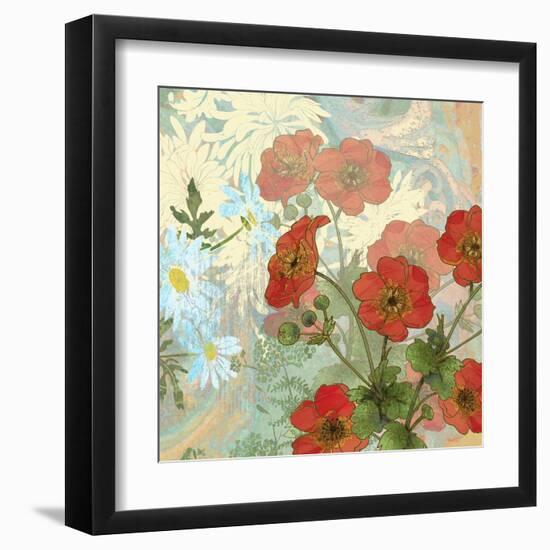 Summer Poppies II-R. Collier-Morales-Framed Art Print