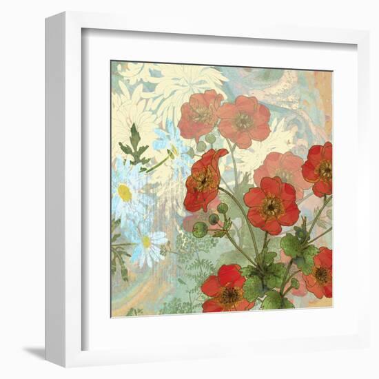 Summer Poppies II-R. Collier-Morales-Framed Art Print