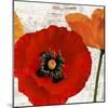 Summer Poppies III-Jenny Thomlinson-Mounted Art Print