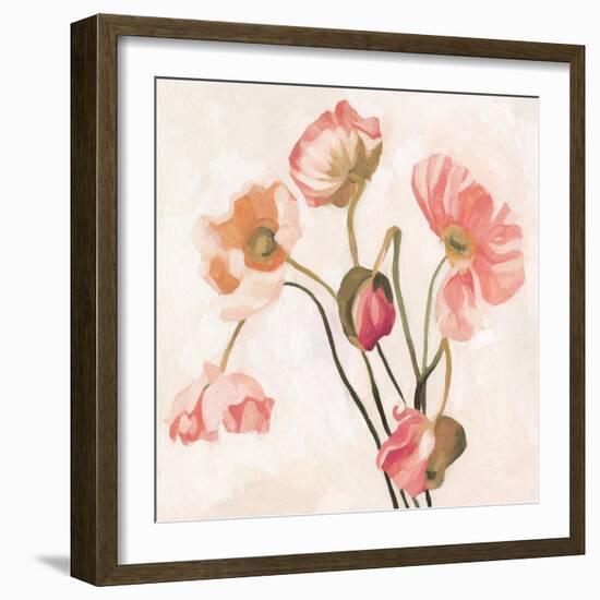 Summer Poppies III-Emma Scarvey-Framed Art Print