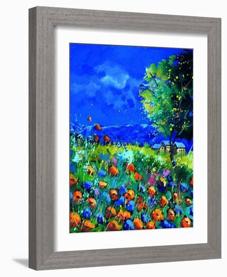 Summer Poppies in Gendron-Pol Ledent-Framed Art Print