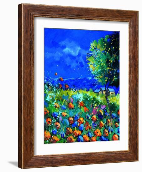 Summer Poppies in Gendron-Pol Ledent-Framed Art Print