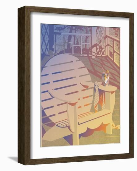 Summer Porch-David Chestnutt-Framed Giclee Print