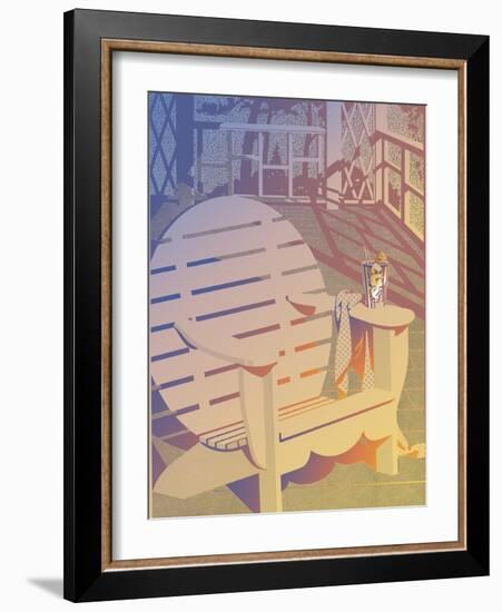 Summer Porch-David Chestnutt-Framed Giclee Print