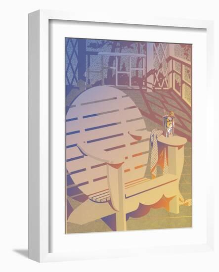 Summer Porch-David Chestnutt-Framed Giclee Print