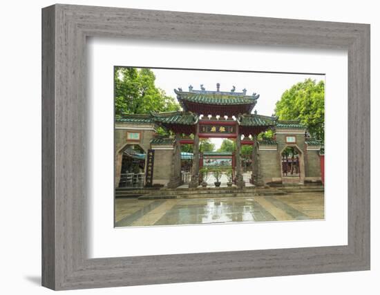 Summer Rain, Decorative Front Entry Gate, Foshan Ancestral Temple, Foshan, Near Guangzhou China-Stuart Westmorland-Framed Photographic Print