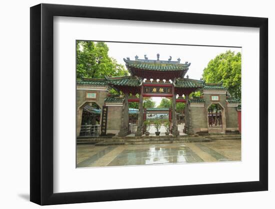 Summer Rain, Decorative Front Entry Gate, Foshan Ancestral Temple, Foshan, Near Guangzhou China-Stuart Westmorland-Framed Photographic Print